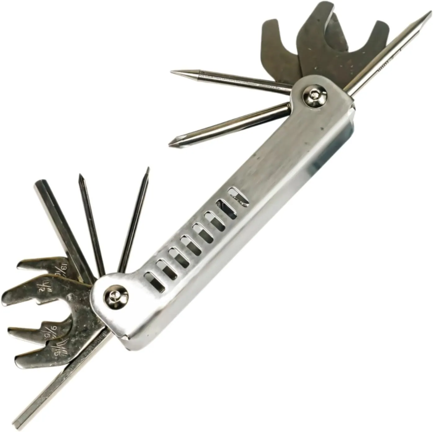 13-in-1 Diving Regulator Repair Multi-Tool, Stainless Steel Tank Valve Maintenance Tool, Compact Scuba Gear Service Tool