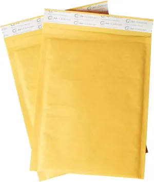 32/250/500/1000/2000/5000 pcs #00 5x10 Kraft Bubble Padded Envelopes Mailers Shipping Bags AirnDefense (1000)