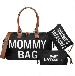 3pcs/set Mom Bag Large Capacity Tote Diaper Bag Handbag Baby Nappy Bag Maternity Bags