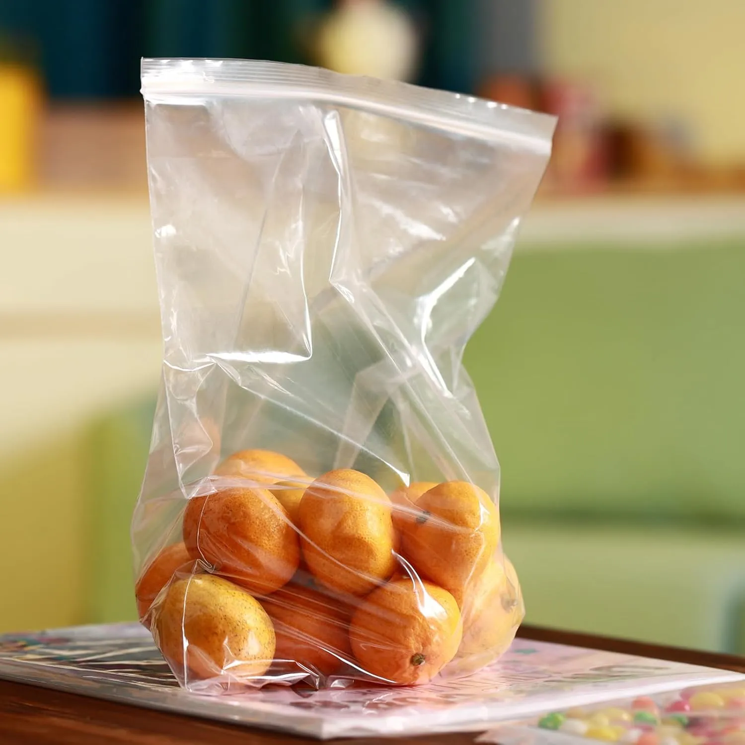 9”x12” Reclosable Clear Zip Poly Bags 500 Pcs Resealable Plastic Bags with Lock Seal Zipper for Packaging Clothes, T-shirts, Pants, Gifts, Small Business Shipping Bags 2 Mil Thickness, 500 ct