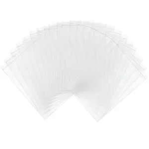 9”x12” Reclosable Clear Zip Poly Bags 500 Pcs Resealable Plastic Bags with Lock Seal Zipper for Packaging Clothes, T-shirts, Pants, Gifts, Small Business Shipping Bags 2 Mil Thickness, 500 ct