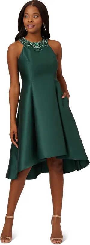 Adrianna Papell Women's Mikado Fit&Flare Party Dress