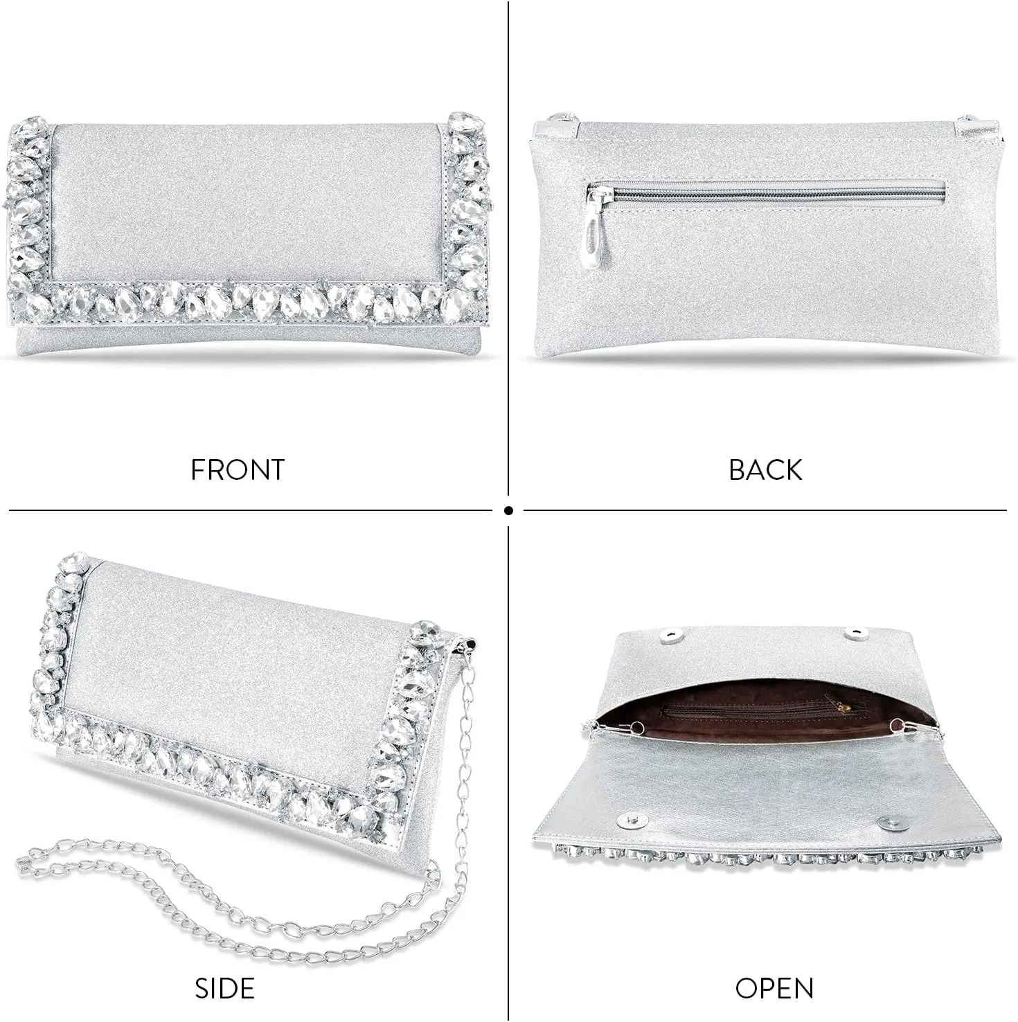 Aheli Indian Potli Bags Gift for Women Evening Bag Clutch Ethnic Bride Purse with Drawstring