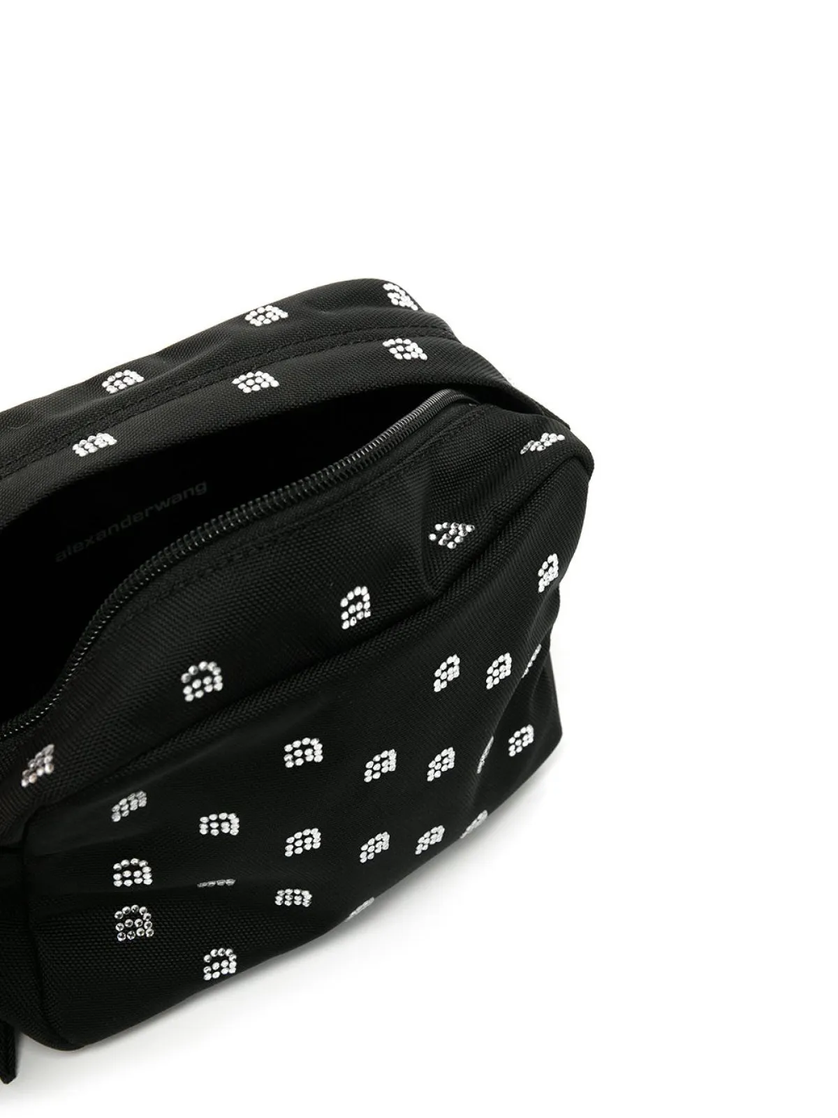 ALEXANDER WANG Mini Crystal Logo Camera Handbag - 18X12X7 CM
