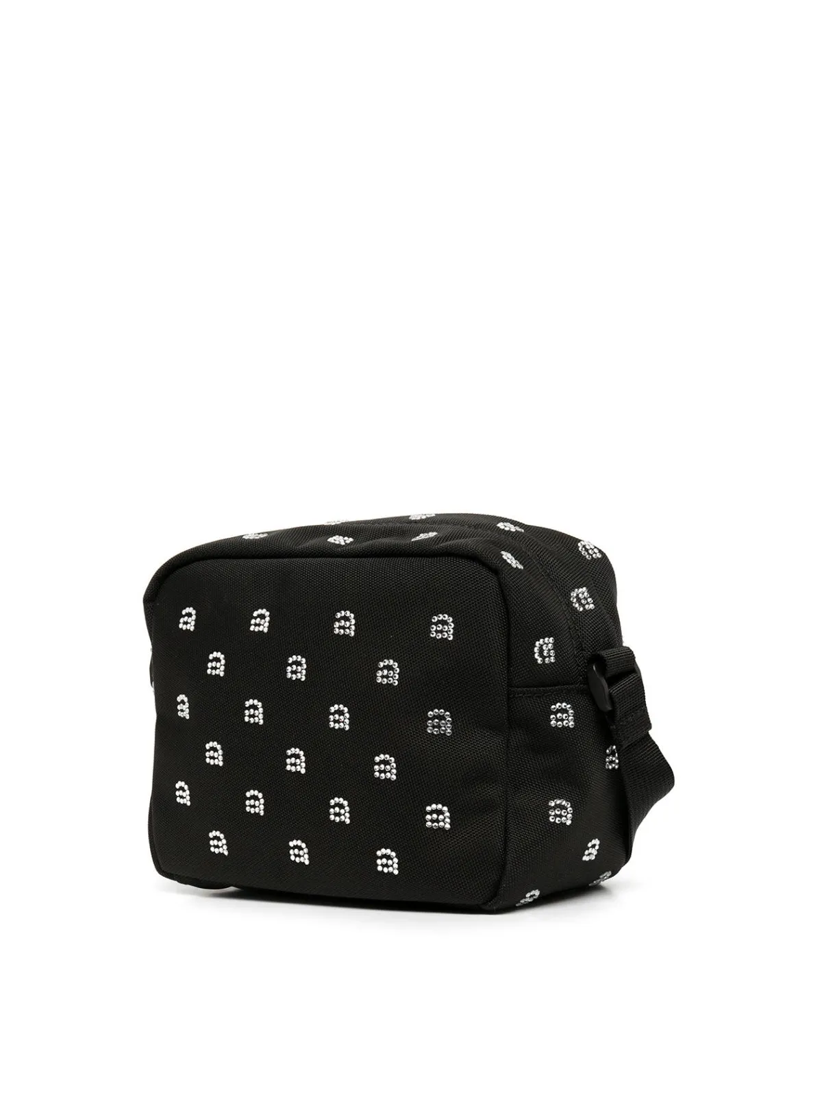 ALEXANDER WANG Mini Crystal Logo Camera Handbag - 18X12X7 CM