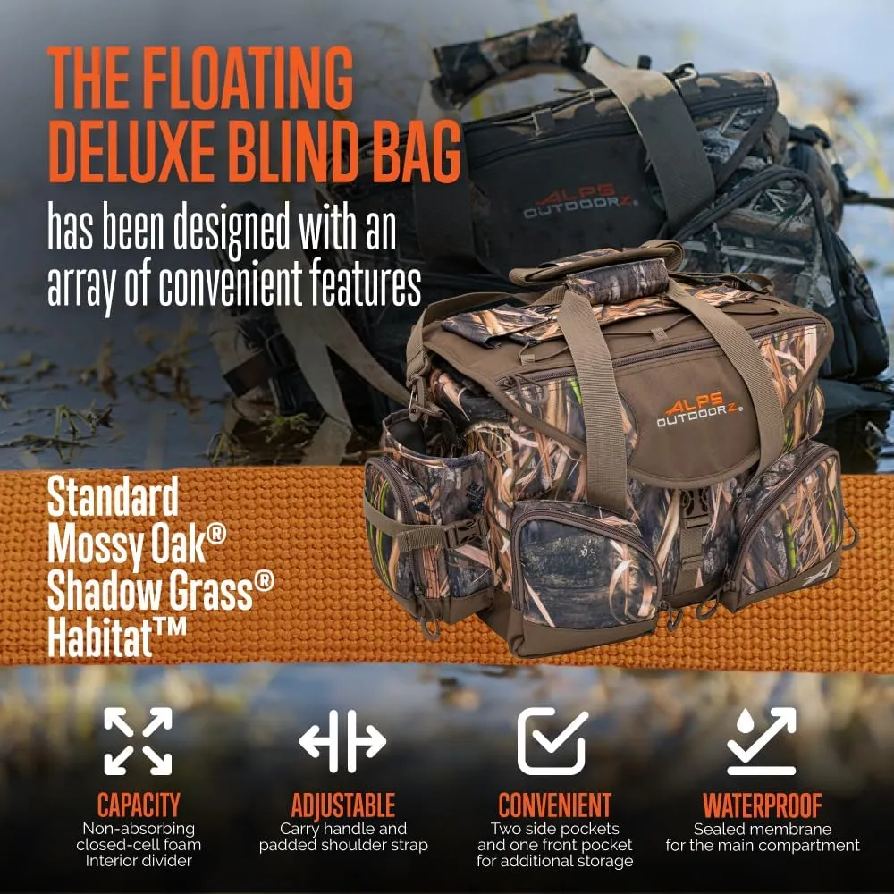 ALPS OutdoorZ Deluxe Floating Blind Bag - Waterproof Hunting Duffel Bag, with Removable Dividers, Thermos Sleeve & Padded Shoulder Strap