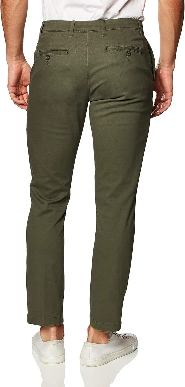 Amazon Essentials Men's Classic-Fit Casual Stretch Chino Pant