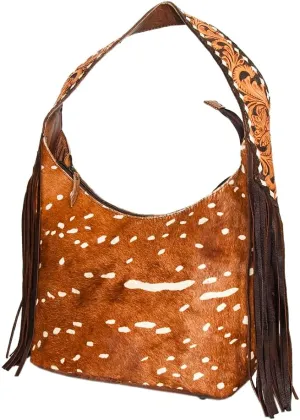 American Darling Hobo Hair-On Genuine Leather Western Women Bag | Handbag Purse | Leather Hobo Bag | Hobo Bags for Women | Hobo Purse | Hobo Wallet | Cute Hobo Bag