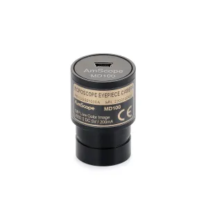 AmScope - 1MP USB 2.0 Color CMOS Digital Eyepiece Microscope Camera - MD100