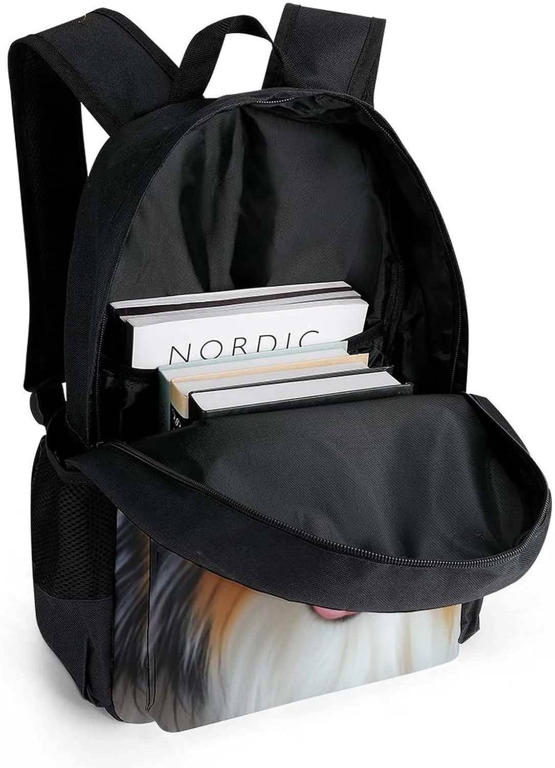 Animal Australian Shepherd Backpack Lightweight Anti-Theft Multipurpose Shoulder Bag Large Capacity Travel Hiking Backpack With Padded Straps