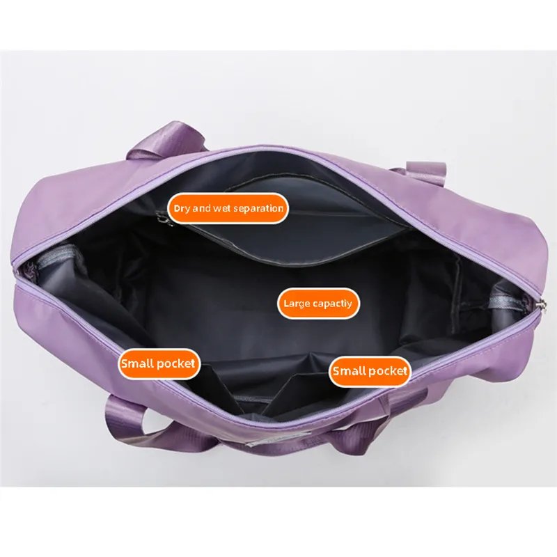 ANYMOM Mommy Diaper Bag Pink Waterproof Handbag Expandable Size With Zipper