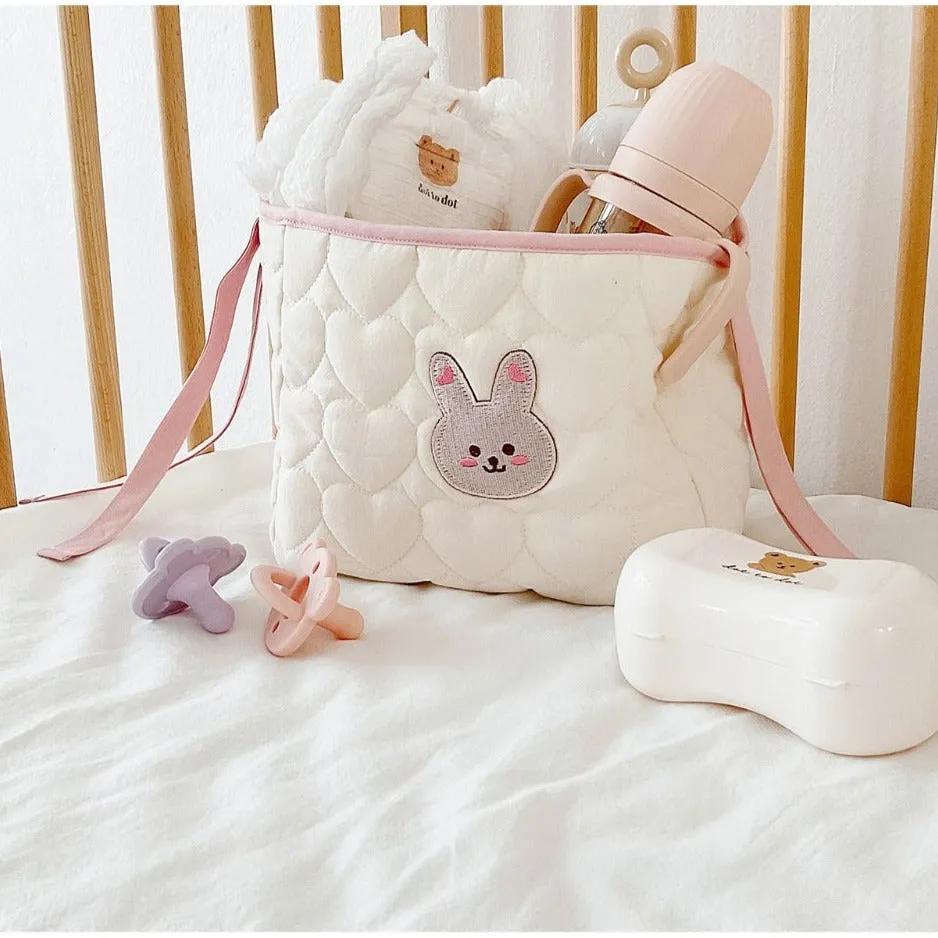 ANYMOM Mommy Diaper Bag Rabbit Design Stroller Bag Maternity Organizer Open Storage Bag for Mommy