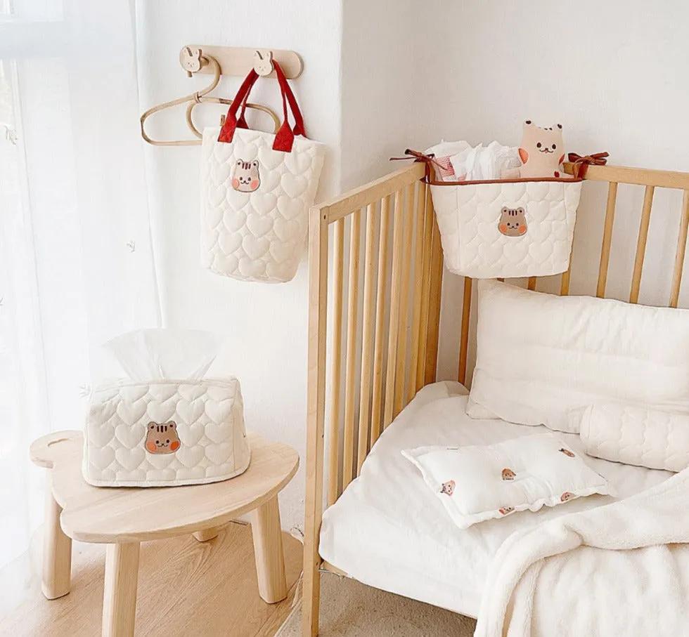 ANYMOM Mommy Diaper Bag Rabbit Design Stroller Bag Maternity Organizer Open Storage Bag for Mommy