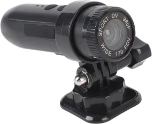 Asixxsix Action Camera, 1280 x 960 Full HD 170 Wide Angle Sports & Action Video Camera, Waterproof, Compact, Easy Mount for Bike Car Helmet, Travel, Hiking, Cycling