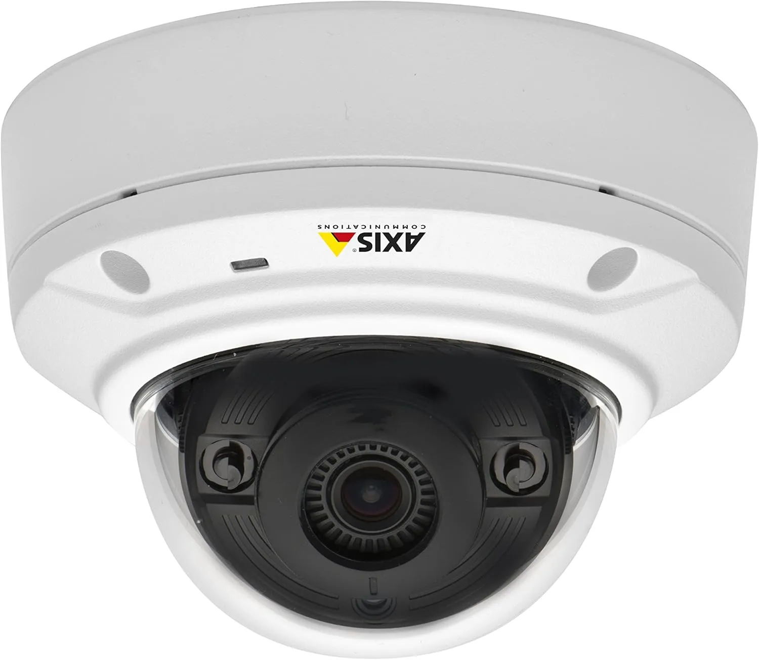 Axis 0535-001 Day and Night Outdoor-Ready Infrared Fixed Mini Dome Network Camera (White)