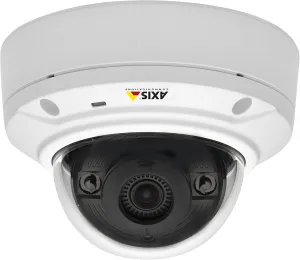 Axis 0535-001 Day and Night Outdoor-Ready Infrared Fixed Mini Dome Network Camera (White)