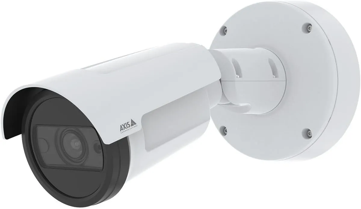 AXIS P1467-LE 5 Megapixel Outdoor Network Camera - Color, Monochrome - Bullet - TAA Compliant - Infrared Night Vision - H.264, H.265, Zipstream, Motion JPEG - 2592 x 1944-2.80 mm- 8 mm Varifocal Len