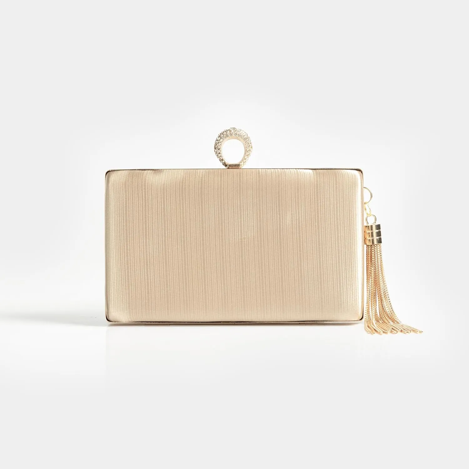 BABEYOND Clutch Purses for Women - Evening Bag Tassel Pendant Clutch for Bride Party Prom Wedding