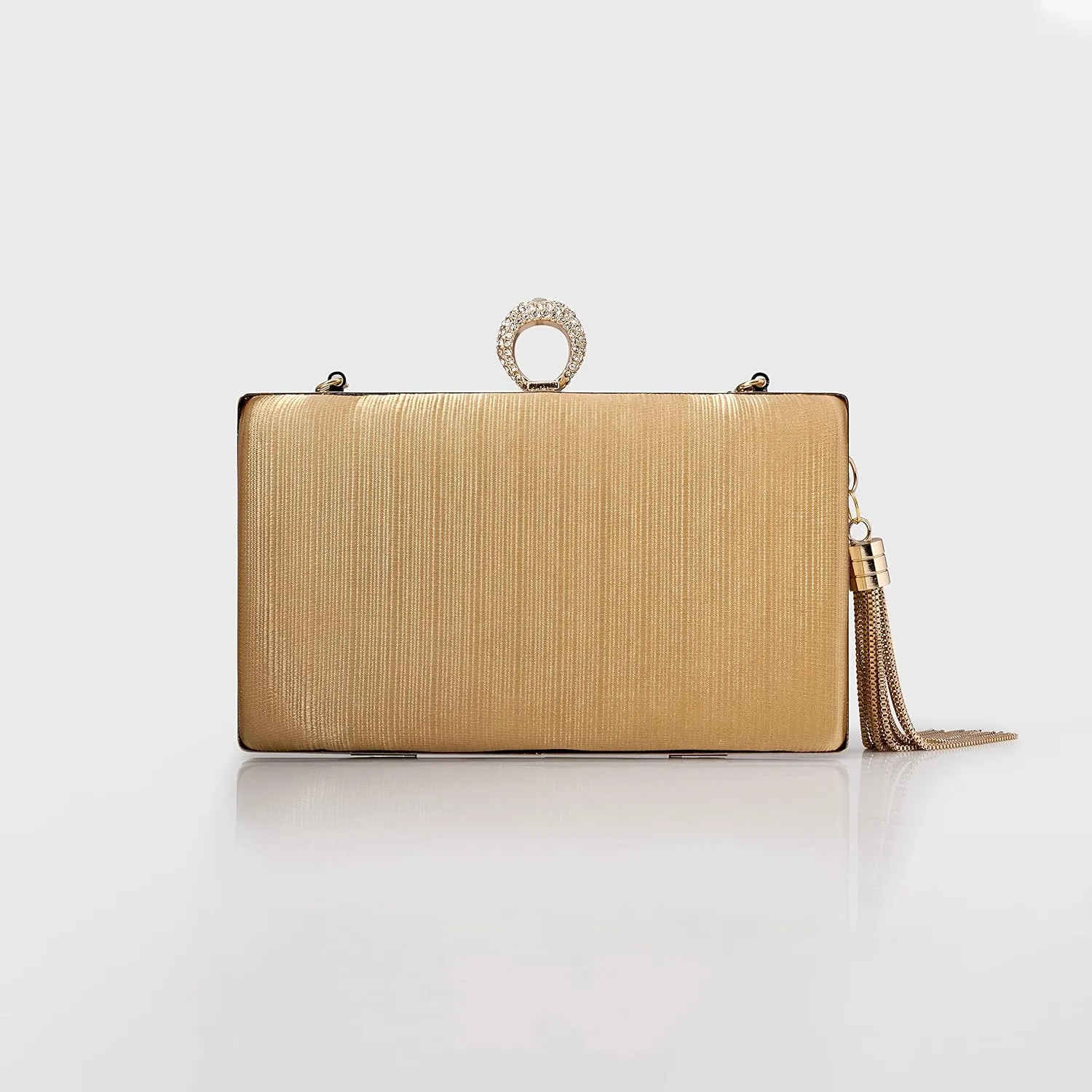 BABEYOND Clutch Purses for Women - Evening Bag Tassel Pendant Clutch for Bride Party Prom Wedding