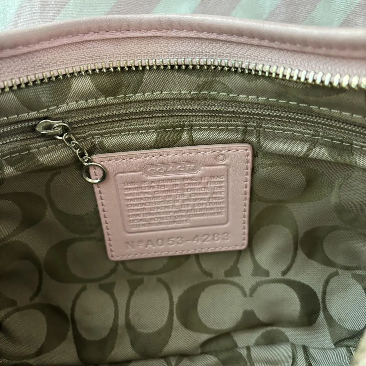 Baby Pink Coach Hobo🤎🌆