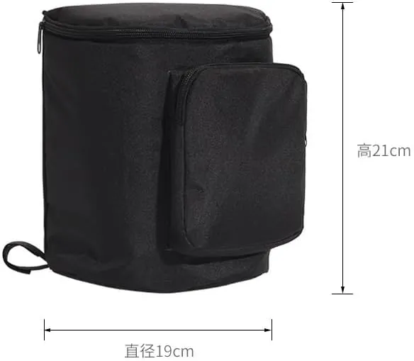 Baby Stroller Hanging Bag, Large Capacity Baby Stroller Accessories Storage Bag, Universal Outdoor Storage Bag(Black Elephant)
