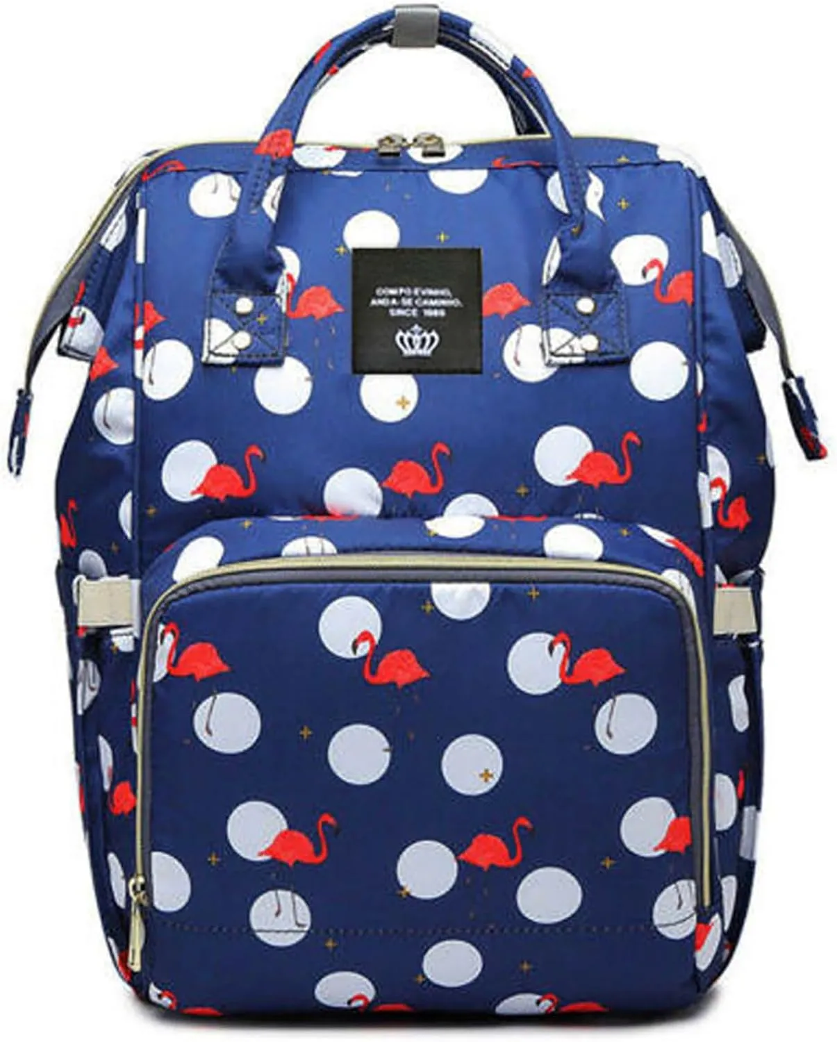 Backpack Diaper Bag with Changing Station, Multi function Boys Girls Baby Backpack for Mom Dad, Unisex Travel Essentials Tote, Waterproof Wet Dry Bags, Baby Nursing Organizer Pouches, Dark Blue