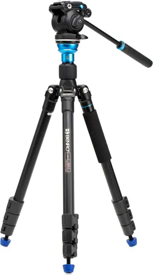 Benro Aero 2 PRO Aluminum Travel Video Tripod with Flip Locks