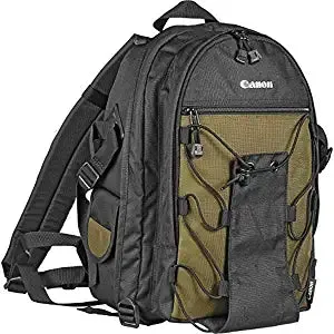 Big Canon Camera BagPack - Padded, Touch-Fastening Interior Divider, Holds a DSLR, 1-2 Lenses & Accessories