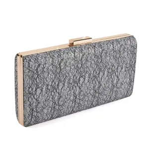 Black Marbled Clutch