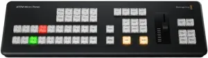 Blackmagic Design ATEM Micro Live Stream Switcher Panel with Intuitive Layout, Efficient Control, 50 Tri-Color LED Backlit Buttons and Transition Slider