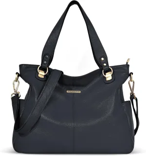 Blofinche Genuine Leather Hobo Bag for Women Large Slouchy Tote Purse Soft Real Shoulder Handbag Satchel for Laptop Work Lady