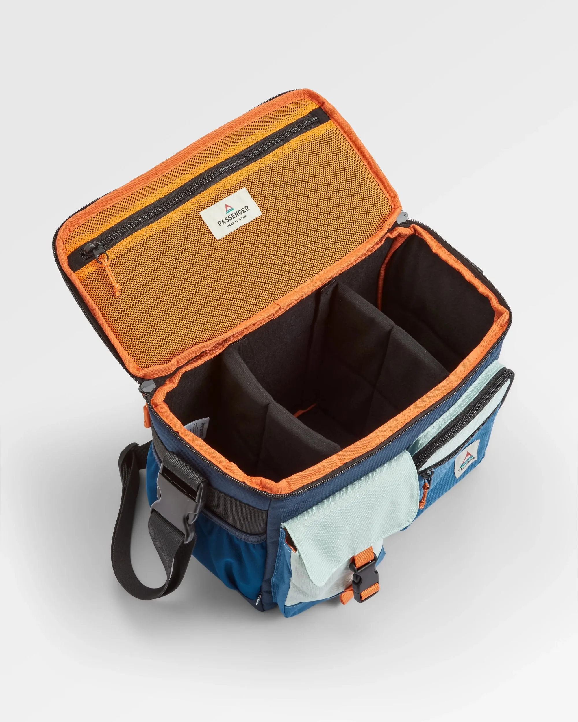 Boondocker Recycled Camera Bag - Rich Navy/Surf Spray/Moonlight Blue