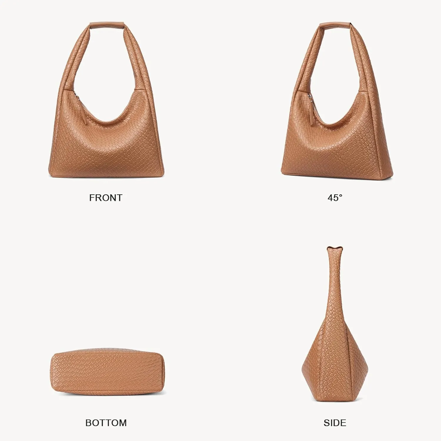 BOSTANTEN Shoulder Bag for Women Trendy Summer Hobo Handbag Purse Top-handlde Tote Bag