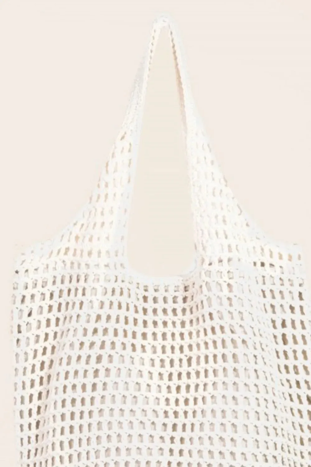 Braided Mesh Hobo Shoulder Tote Bag