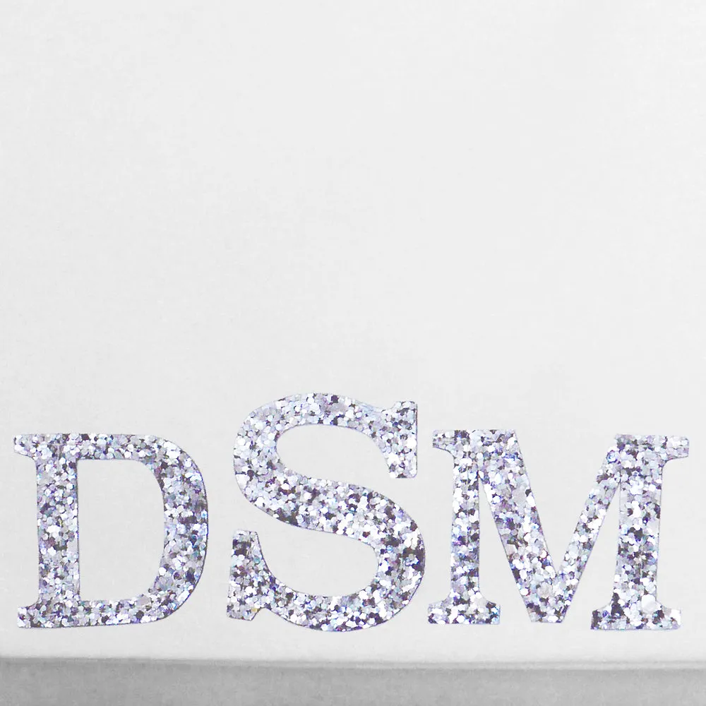 Bridal monogram bridal wedding clutch handbag