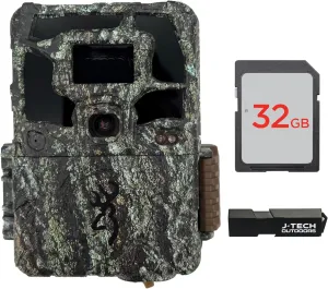 Browning Dark Ops Pro X 1080 Trail Game Camera Bundle Includes 32GB Memory Card and J-TECH Card Reader (24MP) | BTC6PX1080