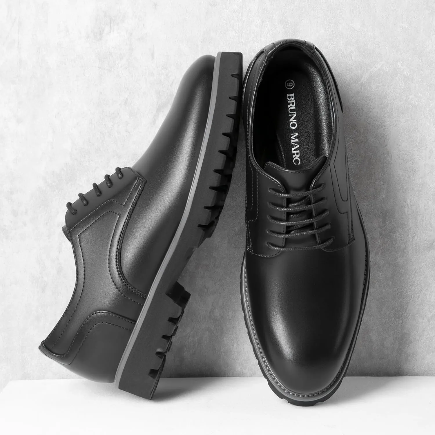 Bruno Marc Men's Dress Shoes Formal Classic Lace-up Oxfords