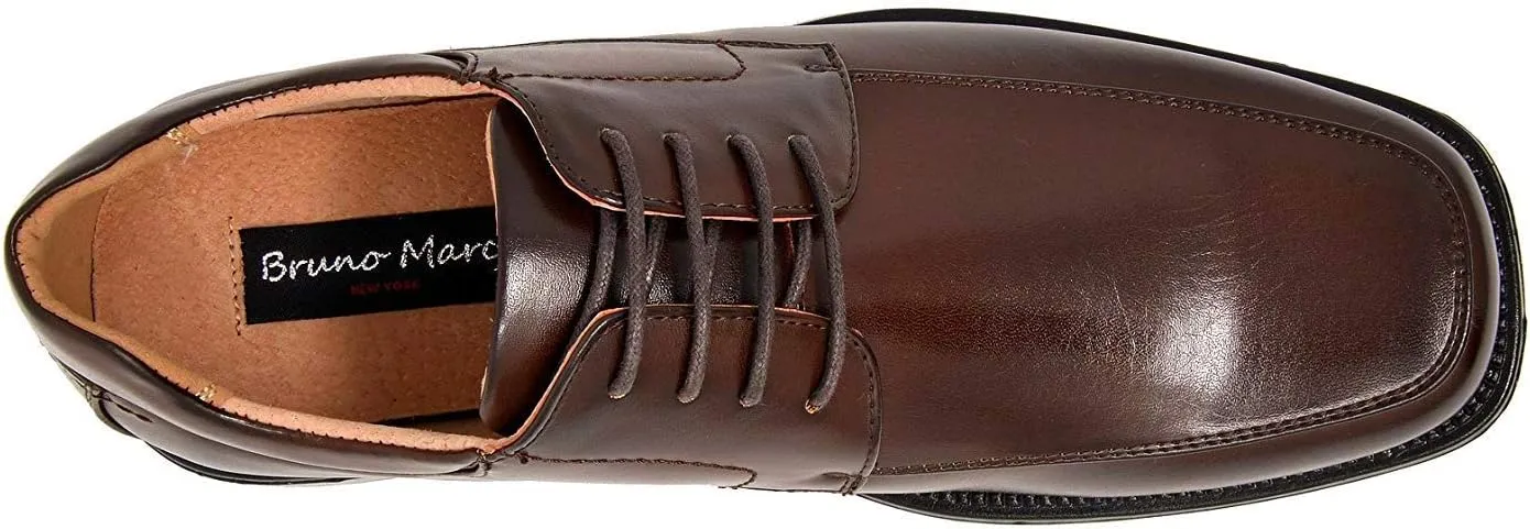 Bruno Marc Men's Square Toe Classic Business Dress Shoes