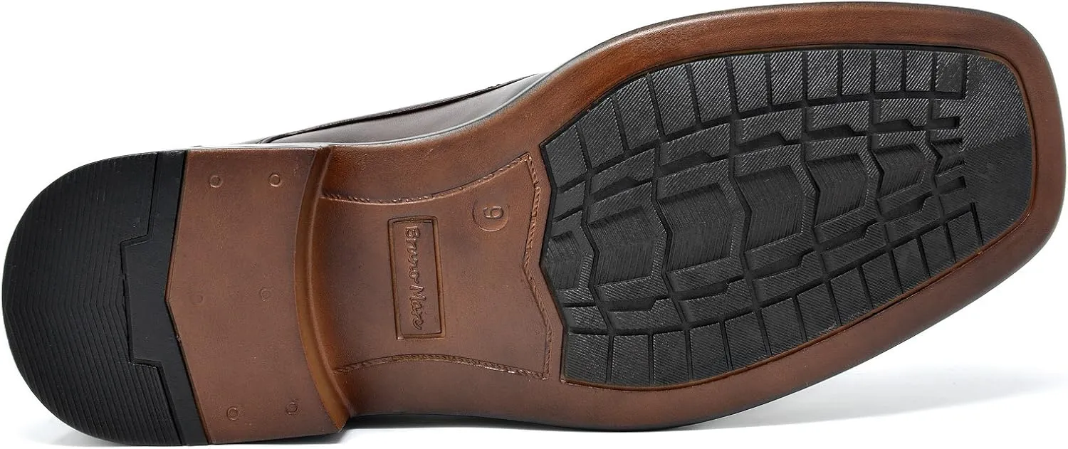 Bruno Marc Men's Square Toe Classic Business Dress Shoes