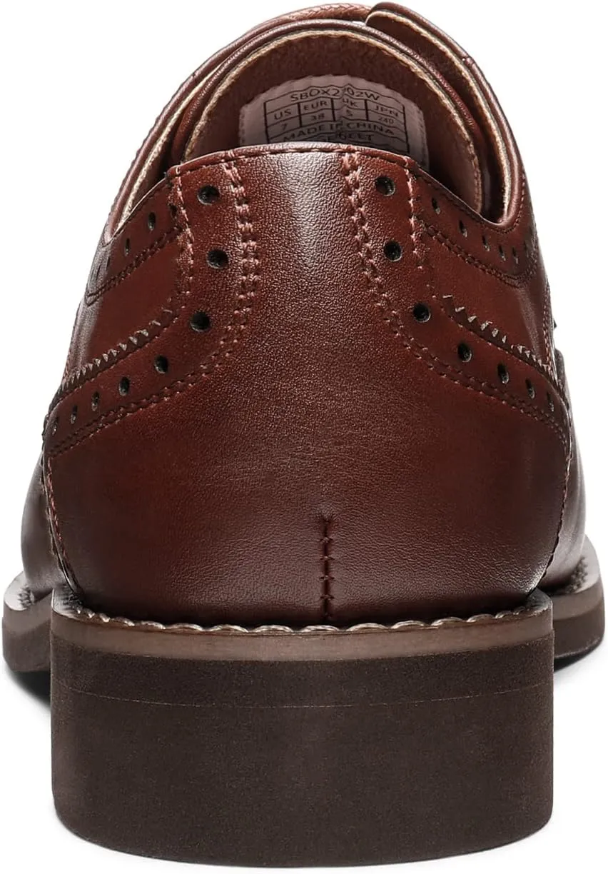 Bruno Marc Women's Classic Oxfords Lace Up Business Formal Wingtip Brogue Dress Shoes