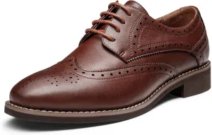 Bruno Marc Women's Classic Oxfords Lace Up Business Formal Wingtip Brogue Dress Shoes