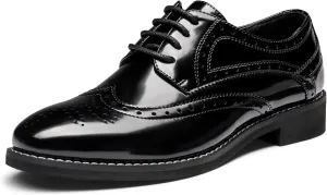 Bruno Marc Women's Classic Oxfords Lace Up Business Formal Wingtip Brogue Dress Shoes