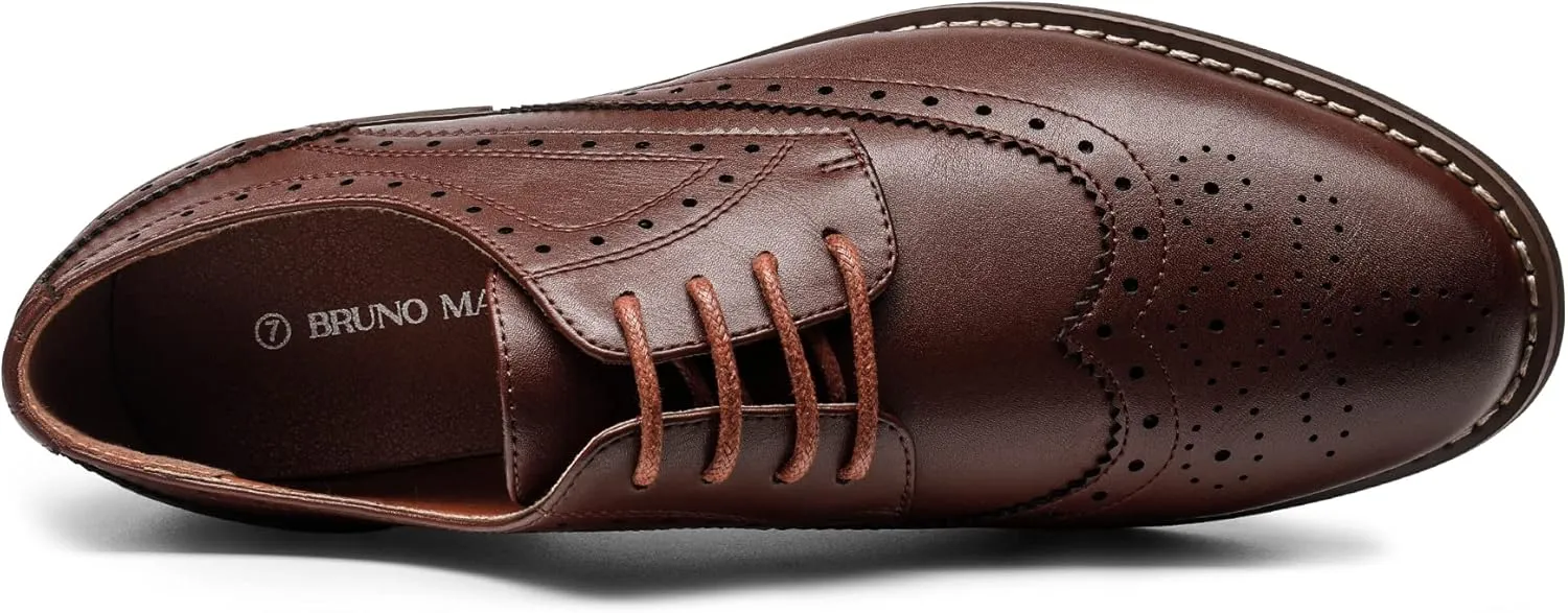 Bruno Marc Women's Classic Oxfords Lace Up Business Formal Wingtip Brogue Dress Shoes