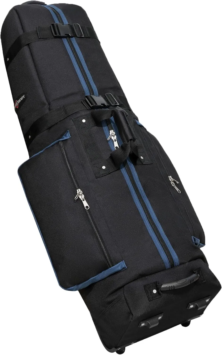 CaddyDaddy Constrictor Soft-Sided Golf Travel Bag Cover with Padded Top, Wheels & Lockable Oversized Zippers | Case for Transporting Clubs on Airlines | 1 Year Travel Case Replacement Coverage