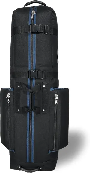 CaddyDaddy Constrictor Soft-Sided Golf Travel Bag Cover with Padded Top, Wheels & Lockable Oversized Zippers | Case for Transporting Clubs on Airlines | 1 Year Travel Case Replacement Coverage