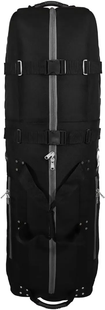 CaddyDaddy New First Class Premium Padded Golf Club Travel Cover with Wheels - Heavy Duty Golf Travel Bag for Airlines