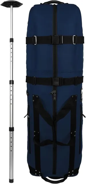 CaddyDaddy New First Class Premium Padded Golf Club Travel Cover with Wheels - Heavy Duty Golf Travel Bag for Airlines