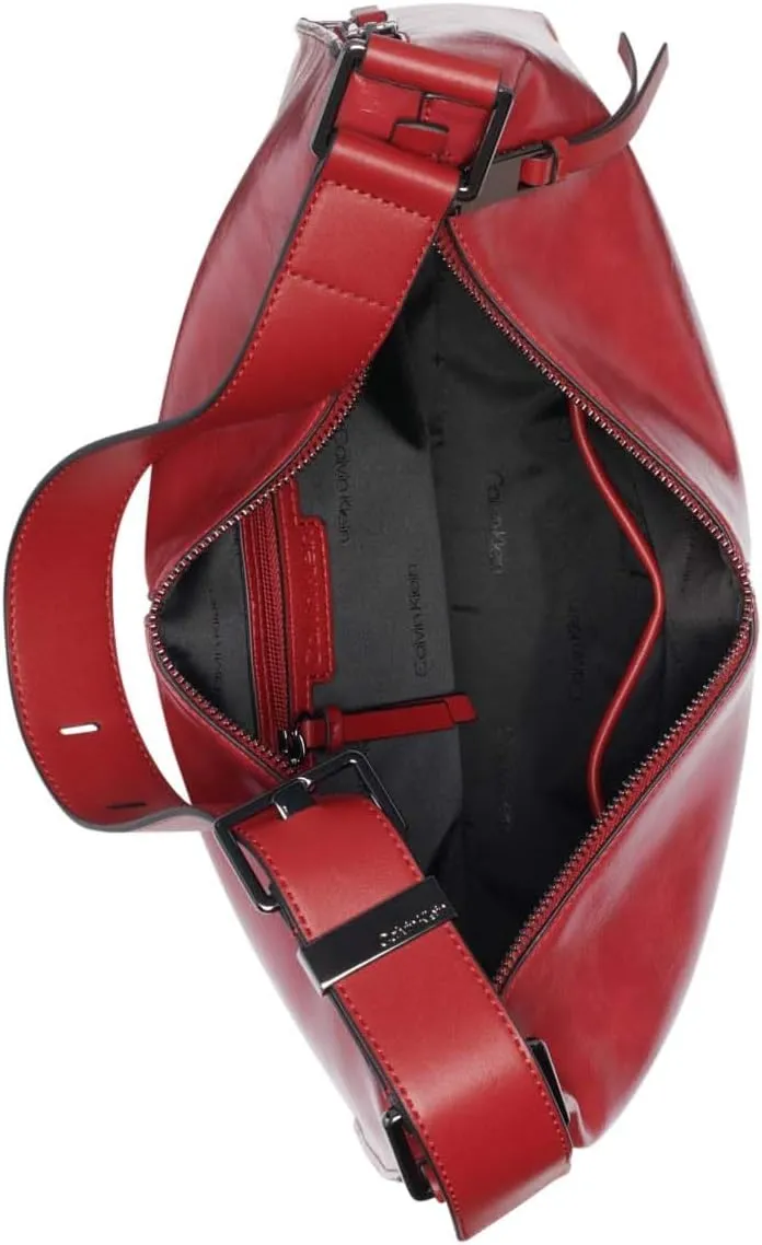 Calvin Klein Max Top Zip Hobo Shoulder Bag