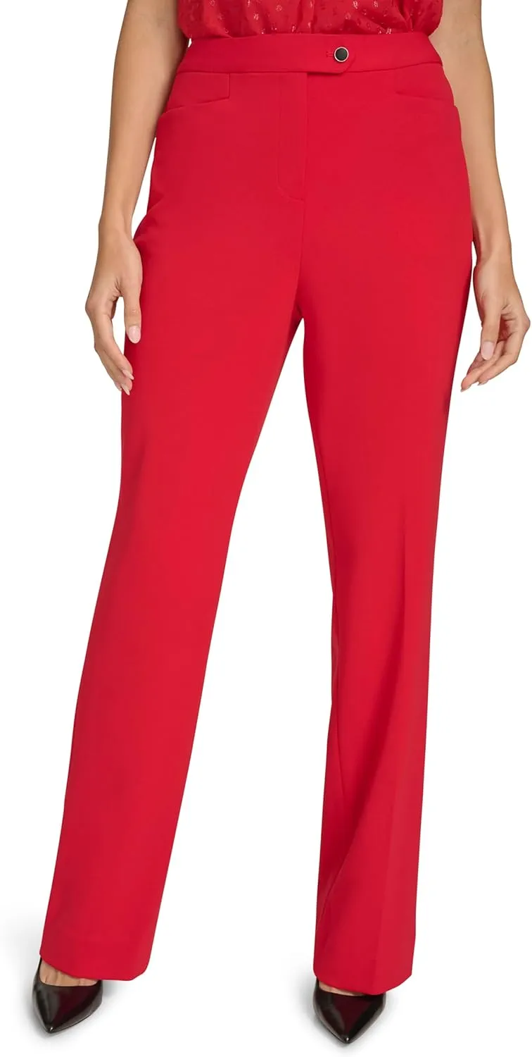 Calvin Klein Women's Straight-Leg Classic Business Casual Pants