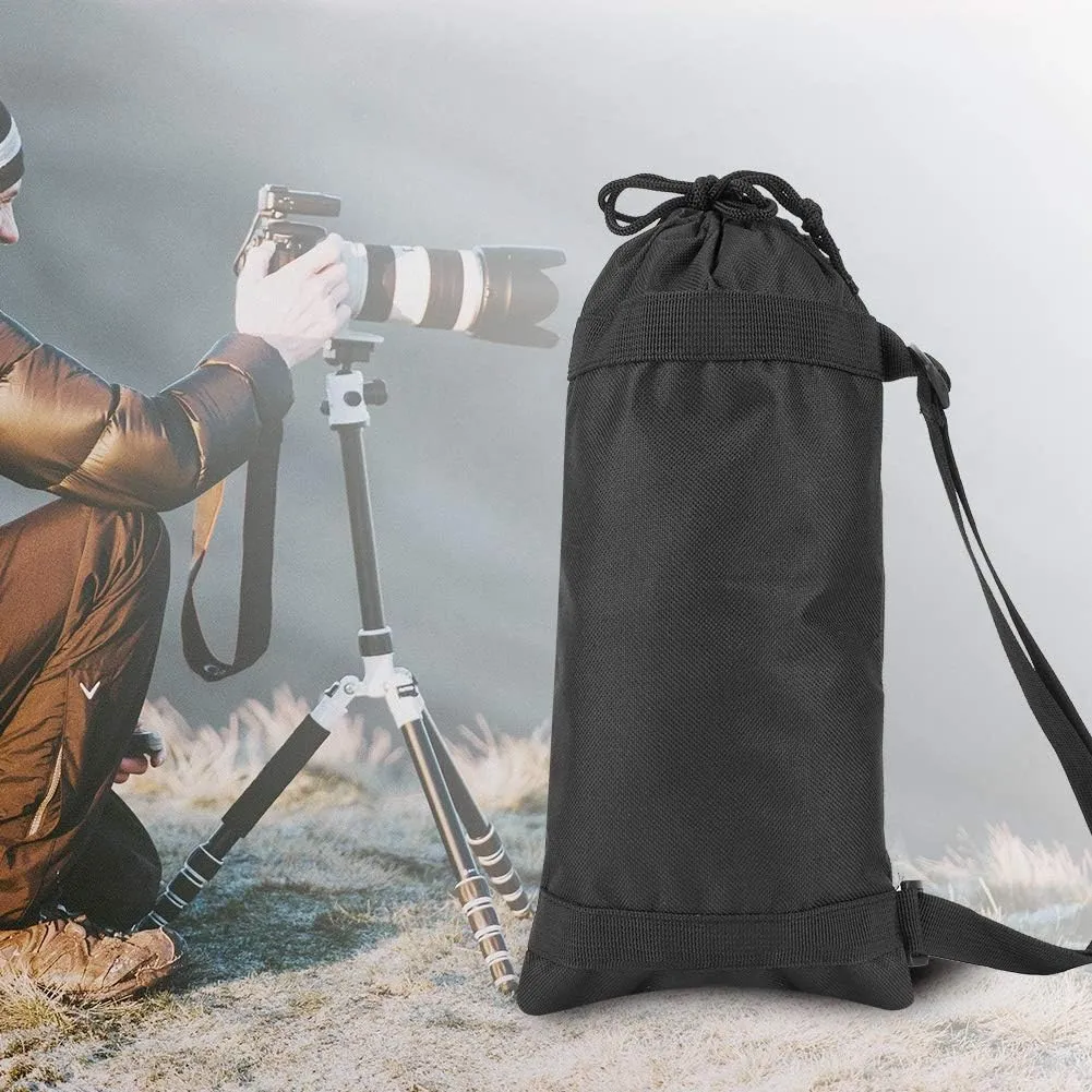 Camera Tripod Bag Black Portable Folding Outdoor Oxford Padded Strap Camera Tripod Photography Carry Bag Designed for Camera Tripod Microphone Tripod Monopod (35cm)